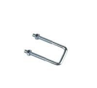 Carbon Steel Galvanized Square Clamp/Right Angle U-Clamp/U-Bolt/Right Angle Screw/Square Clamp/Buckle Clamp M10-M12(2pcs M10x65x140)