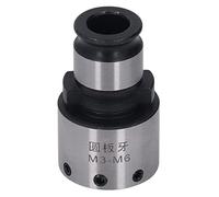 Carbon Steel GT12 Round Die Chuck with Hex Wrench, Male Thread Die Collet Threading Lathe Tool