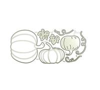 Carbon Steel Halloween Pumpkin Cutting Dies Lace Embossing Stencils Template for Decorative Paper Album Card Decor Party Cushaw Metal Cutting Dies and Stamps for Card Making Paper and Photo Album