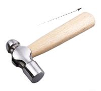 Carbon Steel Hammer with Rubber Face and Solid Wood Handle Engineered for Impact Resistance and Long-Term Integrity (D)