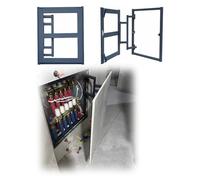 Carbon Steel Invisible Tile & Stone Access Panel - Hidden Flush Door for Bathtub, Underfloor Heating Manifold & Drain Pipe Openings(200x300mm/7.9x11.8in)