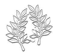 Carbon Steel Leaves Die Cuts, Birthday Leaves Stencils, Birthday Cards Cutting Dies for Scrapbooking Paper Card Scrapbooking