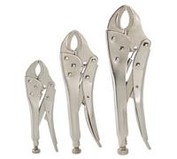 Carbon Steel Locking Pliers, Set Of 3