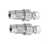 Carbon Steel M14x1.5mm Hydraulic Quick Coupling 2 pcs Female Thread Fitting for Purpose Hydraulic Applications