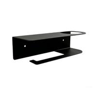 Carbon Steel Paper Holder Black with Scent Dispenser