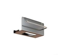 Carbon Steel Paper Towel Dispenser Wall Hanging(Grey Without Hooks) | Drill-free back hanging, easy install on tiles, sturdy carbon steel, smooth towel pull, space saving