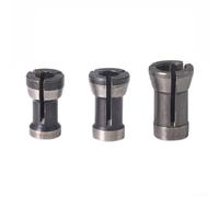 Carbon Steel Router Bit Extension Chuck for Trimming Machines Pack of Three Adapters