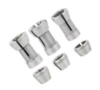 Carbon Steel Router Collet Nut Set in Multiple Size Including 6mm 6.35mm 8mm for Professional Woodworking Operations Router Convert