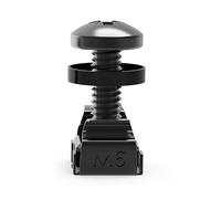 Carbon Steel Screws Cage Nuts Screws Washer M6 x12mm 16mm Rack Mount Server Cabinet Shelves Routers Resistant Server Screws and cage Nuts