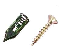 Carbon Steel Self Drilling Drywall Anchors | Multicolor 20/50/100 Sets For Securing Wall Fixtures(Colorful Screw,100sets)