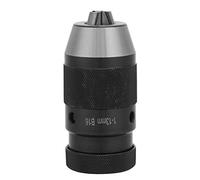 Carbon Steel Self - Tightening Keyless Drill Chuck, B16 Arbor Live Center, JT3 Straight Shank for Lathe and Drilling Machines, with Quick - Change Design and Wear - Jaws (1/13-B16 Lightweight)