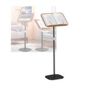 Carbon Steel Solid Wood 180 ° Adjustable Bracket for Home Cooking, Learning, Reading Music, no Handheld Neck Protection, Office Multifunctional Storage Rack(50-90cm)