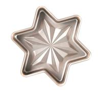 Carbon Steel Star Bread Pan Nonstick Cake Mold, 8.07 X 8.07 X 1.97 in Baking Tray for Oven Bread, Cake, and Daily Kitchen Baking Use Star Pan Mold Nonstick Carbon Steel Oven Dessert Home Easy Release