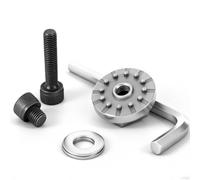 Carbon Steel Star Lock Multi-Tool Adapter, Advanced Saw Blade Converter Adapter for Oscillating Multi-Tools, for DIY Projects & Woodworking
