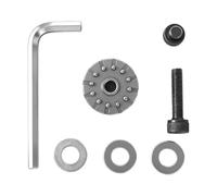 Carbon Steel Starlock Adapter Set Converts Starlock to Quick-Change Interface Compatible with Bosch and Fein Starlock Models Power Tool Saw Blade Adapter for DIY and Woodworking Projects