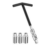 Carbon Steel T Handle Wrench Removal Tool Compact Car Motorcycle Trailer Lawn Mower Repair Tool