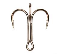 Carbon Steel Treble Hooks 10pcs EWG Design for Surface Hard Baits Including Crankbaits Minnows Saltwater Freshwater Fishing (2)