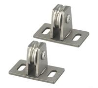 Carbon Steel Triangular Structure Pulley Block for Various Material Handling Applications (2PCS)