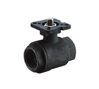 Carbon Steel Two-piece High Platform Ball Valve Q11M-16C Two-piece Female Threaded Electric Pneumatic Ball Valve 1 Inch(DN15PN16)