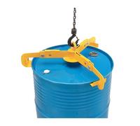 Carbon Steel Vertical Drum Clamp for Barrel Lifting, High Load Capacity Material Transport Tool for Warehouse and Industrial Use