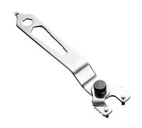 Carbon Steel Wrench for Angle Grinder with Pressure Plate 12 in 1 Adjustable Jaw 15mm to 52mm Manual Tool for M10 Thread Nuts (With pressure plate)