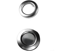 Carbon Style Start Button Ring for BMW E90 E91 E92 Decor | Designed for e60 5 Series, resists daily wear, sl lack finish, protects original button surface(Silver)