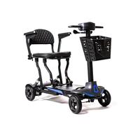 Carbon Swift Lite Ultra-Lightweight Folding Mobility Scooter - 13kg Frame with Carbon Fibre, Rear-Wheel Drive, 4mph Top Speed, 9-Mile Range