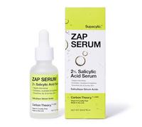 Carbon Theory 2% Salicylic Acid Zap Face Serum for Dry and Bumpy Skin, Gently Exfoliates, Moisturises and Clears Pores to Reduce Breakouts 30ml