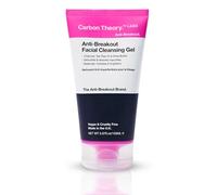 Carbon Theory Anti-Breakout Cleansing Gel 150ml | Gently Cleanses and Removes Impurities While Hydrating and Regulating Excess Oils. Enriched with Shea Butter.