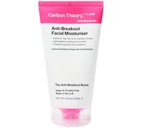 Carbon Theory Facial Moisturiser for Spot Prone Skin - Tea Tree Oil, Vitamin E, Shea Butter Moisturiser - Oily Skin Moisturiser - Vegan & Cruelty Free - 100ml