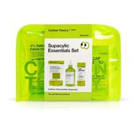 Carbon Theory Salicylic Acid Skincare Essentials Set for Blemish Prone Skin, Includes Face Serum, Toner and Face Cleansing Bar