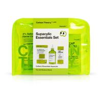 Carbon Theory Salicylic Acid Skincare Essentials Set for Blemish Prone Skin, Includes Face Serum, Toner and Face Cleansing Bar