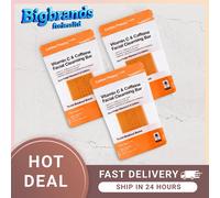 Carbon Theory SupaVIT-C Vitamin C & Caffeine Facial Cleansing Soap Bar 100g-3pk