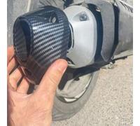 Carbon Tip Direct Fiber Trim for - for Abs Plastic Exhaust Protection Guard with Glossy Exhaust Mount Cover Exhaust Finish Pcx 160