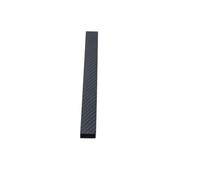 Carbon Tubing 3K T300 Carbon Fiber Tubes 500mm, Matte Twill Rectangular Pipe for Enhanced Modeling Performance 2pcs(50x30x2.0mm)