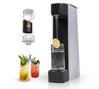 Carbon8 One Touch Sparkling Water Maker & Dispenser-Silver
