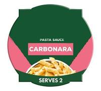 Carbonara Pasta Sauce, Rich Creamy with Ham and Cheese, Artificial Colour Free, 150g, Serves 2