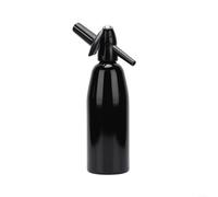 Carbonated Aluminum Water Machine for Home Beverage Station, Portable Carbonator for Bubbly Water and Juices, Personalised Carbonation, Silver(Black)