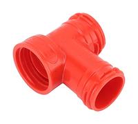Carbonation A, Beer Barrel Tee Adapter Plastic Cap 3 Way Piece Attach Carbonation Cap Tee Piece Fitting Oxygen Brewing Soda PET Bottles Filling Kegging Tools Gas for Bottle