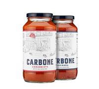 Carbone Pasta Sauce VARIETY PACK of Marinara & Arrabbiata | Tomato Sauce Made with Fresh & All-Natural Ingredients | Non GMO, Vegan, Gluten Free, Low Carb Pasta Sauce | 24 Fl Oz (Pack of 2)