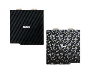 Carbonfiber Stone Texture Build Plate 184mm Heat Resistance Consistent PETG ABS Heat Build Plate for PETG ABS