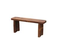 Carbonized Wooden Garden Bench, All-Weather Outdoor Patio Chair, 60x20x35cm, Stylish Seating for Indoor/Outdoor, Perfect for Yard, Park, and Patio Use