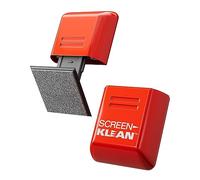 CarbonKlean ScreenKlean Tablet Screen Cleaner - Compatible with iPad, Android & Amazon Tablet - with Carbon Microfiber Tech - Injected Red - 1 Count