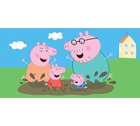 Carbotex Peppa Pig Bath Towel 70 x 140 cm Multi-Coloured