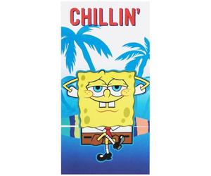 Carbotex Spongebob sponge head beach towel bath towel bath towel 70x140cm SBOB224002