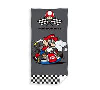Carbotex Super Mario Kart Bath Towel Beach Towel - 100% Cotton - Size 70 x 140 cm