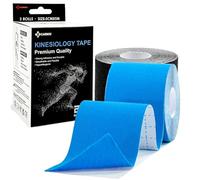 Carbou Kinesiology Tape 2-Pack 5cm x 5m Water Resistant Blue & Black