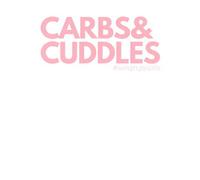 Carbs & Cuddles Living My Best Life Hoodie - White - XL - White