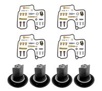 Carburateur Carburetor Repair Kit For Suzuki GSX-R600 GSXR600 W/X/Y 1997-2000 GSX-R GSXR 600 Carb Rebuild Parts Float & Plunger Diaphragm Carburetor Carb(Repair and plunger)