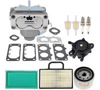 Carburetor 407777 Replacement for 20HP-25HPVertical Engine Lawn Mower, Compatible with 791230 799230 699709 499804 Carbs Kit for John-Deere LA145 LA150 L120 Tractor